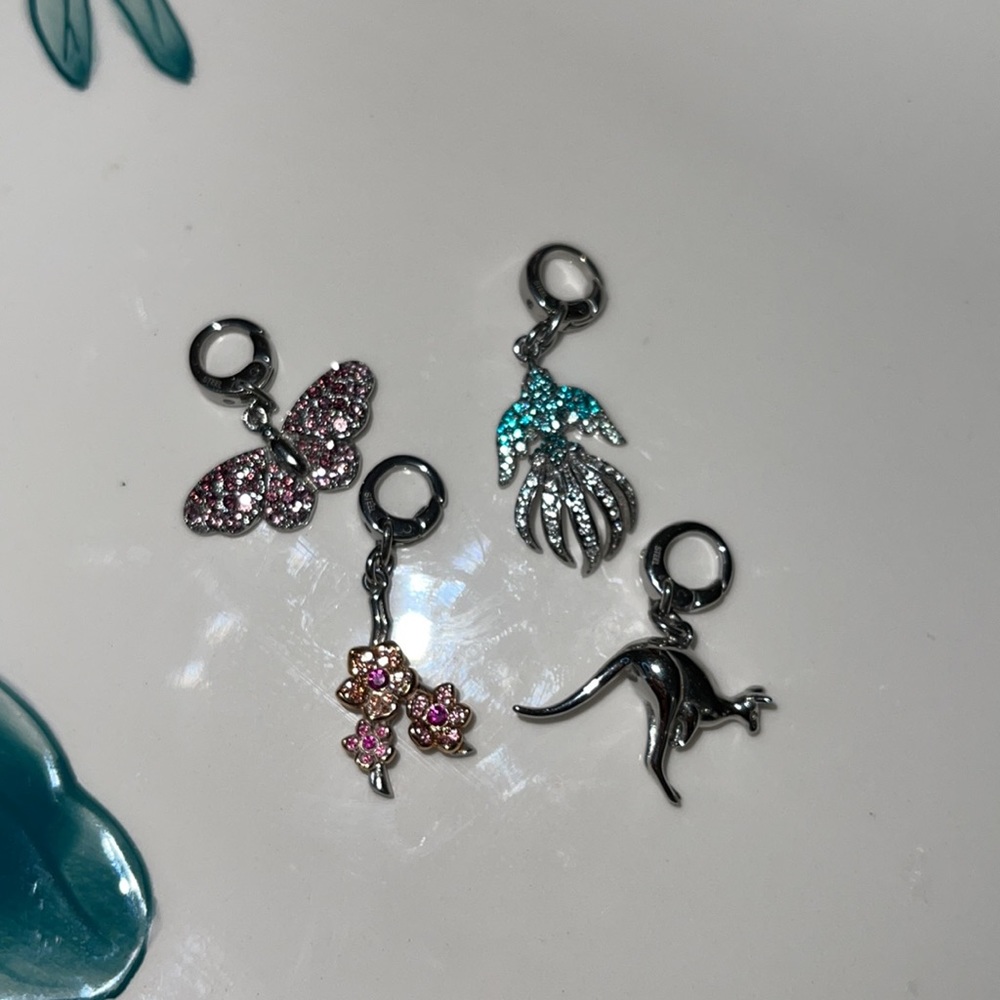Fossil Flora Pendants